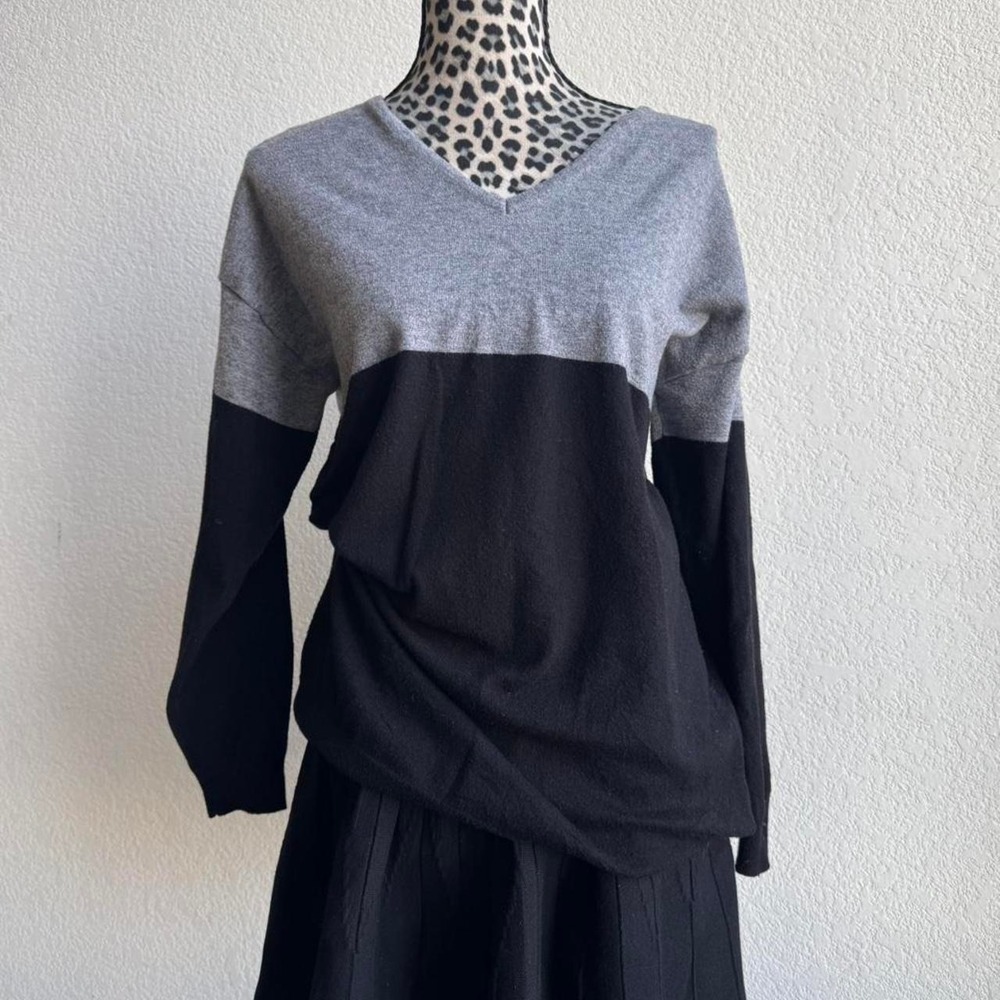 It's our time black and grey sweater